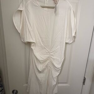 H&M Cream Textured Dress